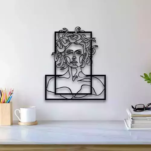 Medusa Wall Art 3D print model