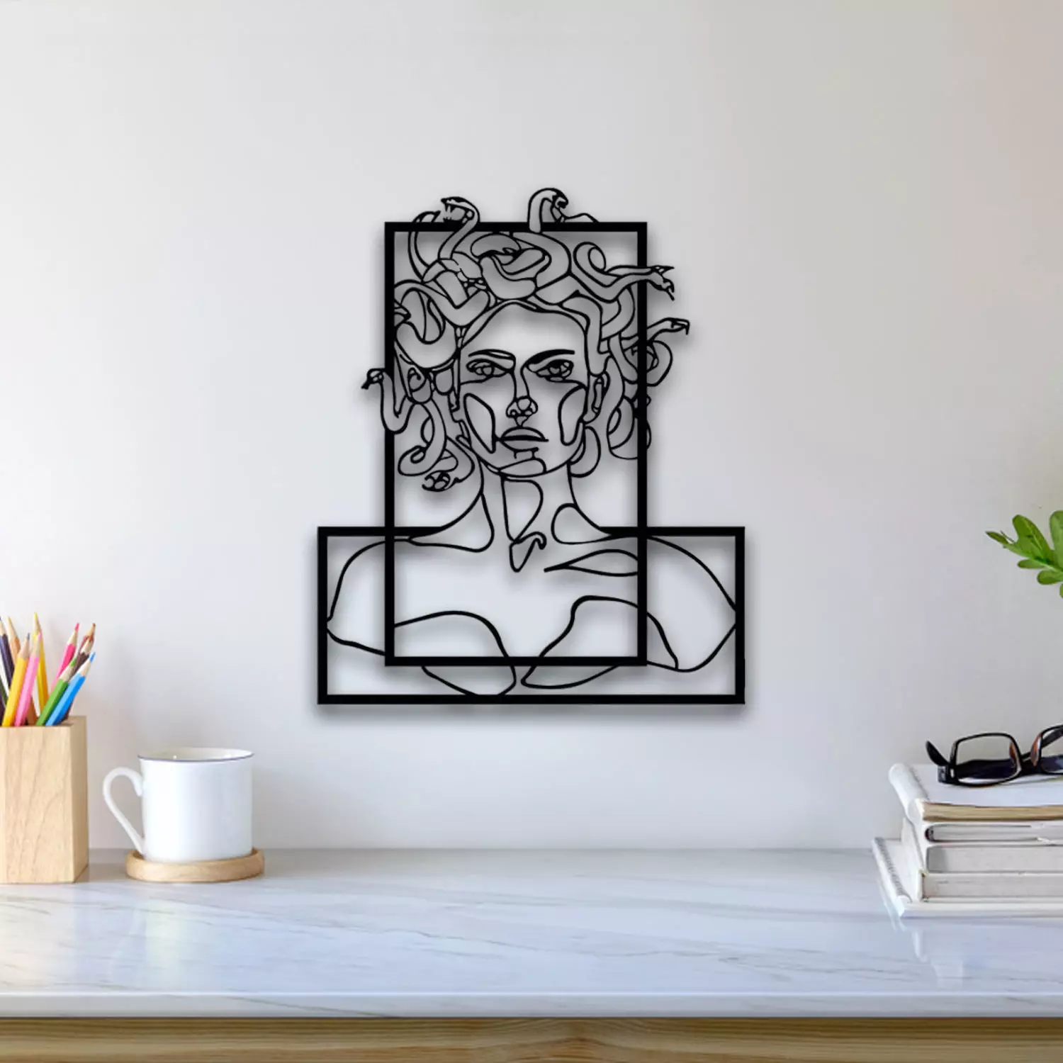Medusa Wall Art 3D print model_0
