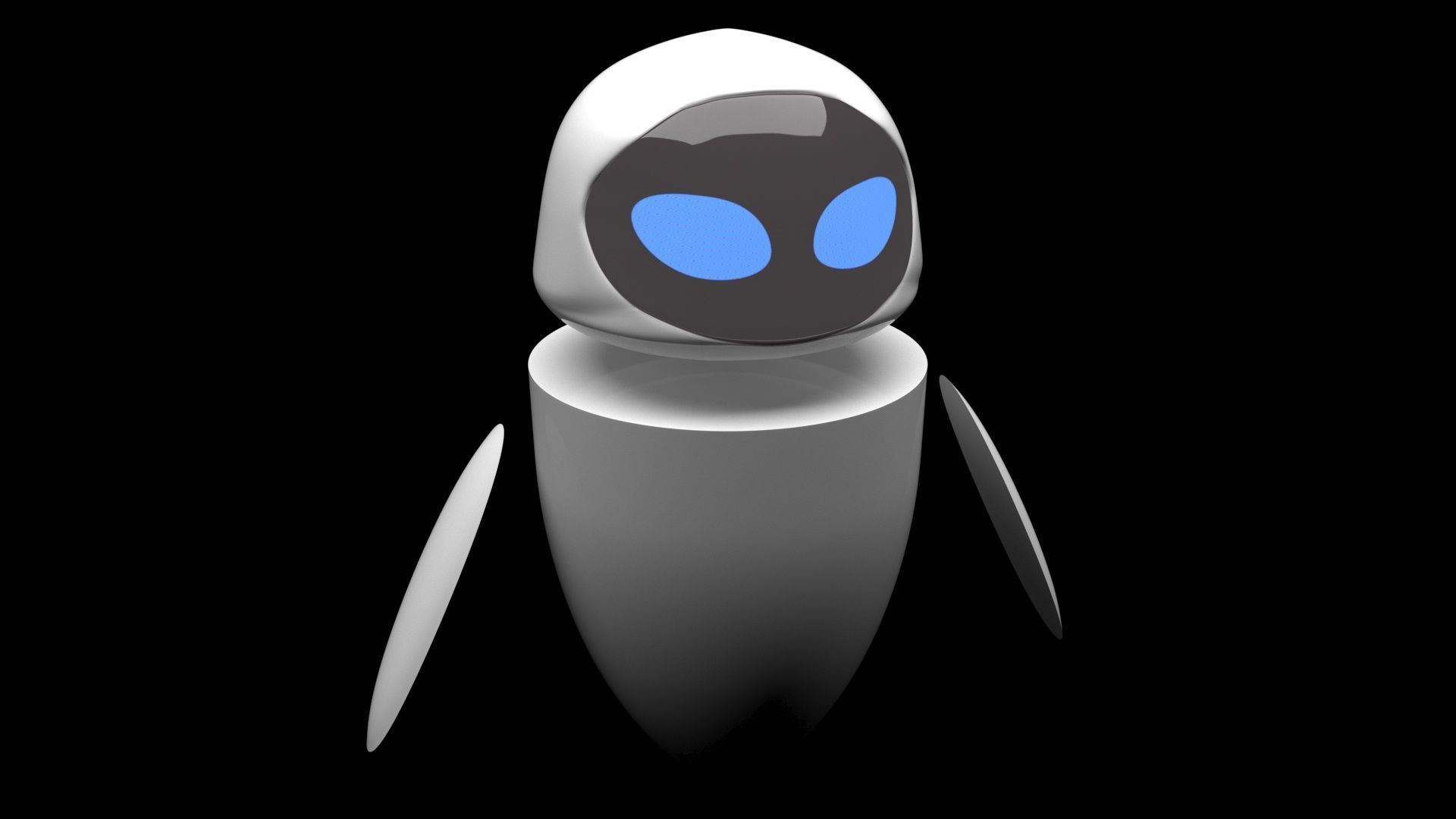 Eve Robot 3D model_8