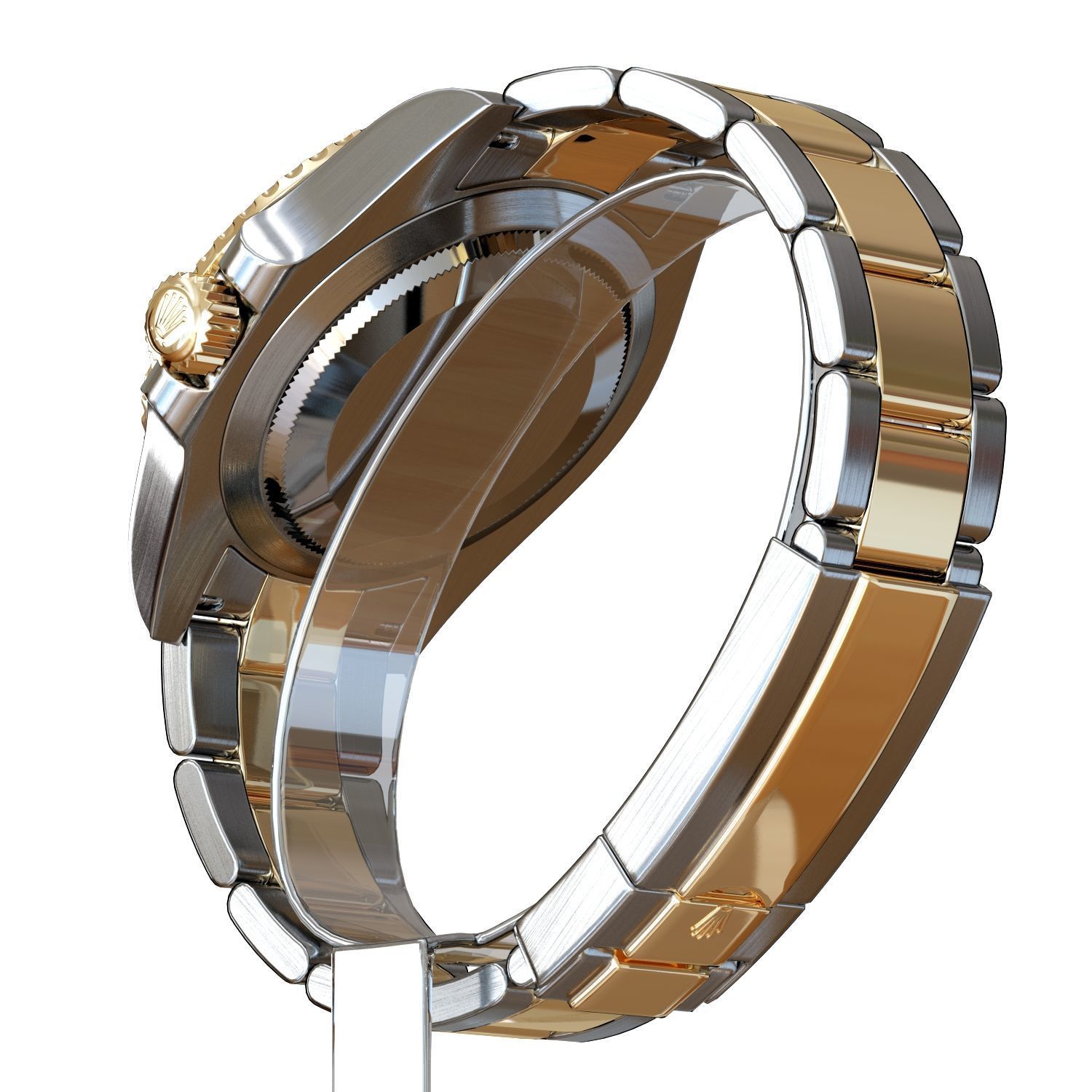 Rolex - Submariner Date Blue 3D model_4