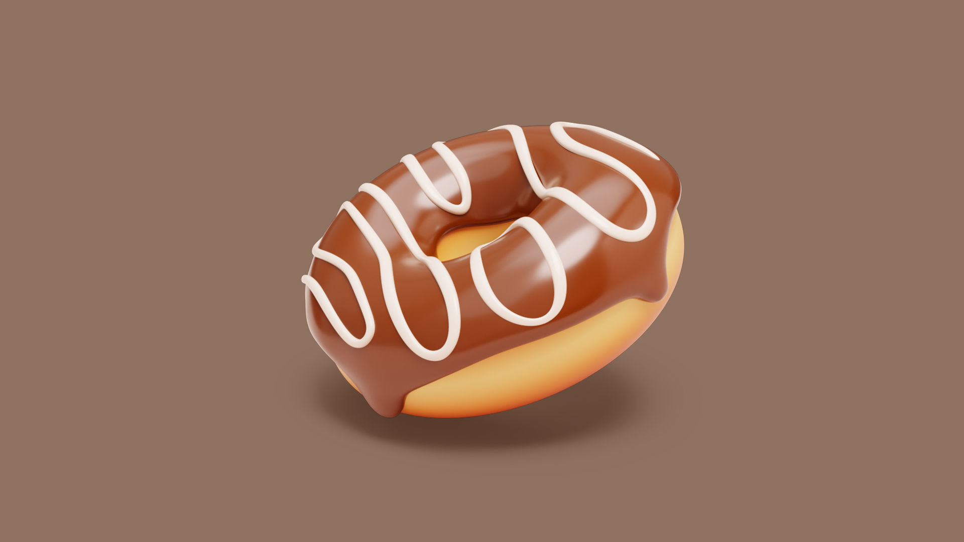 Donut Stylized 3D model_3