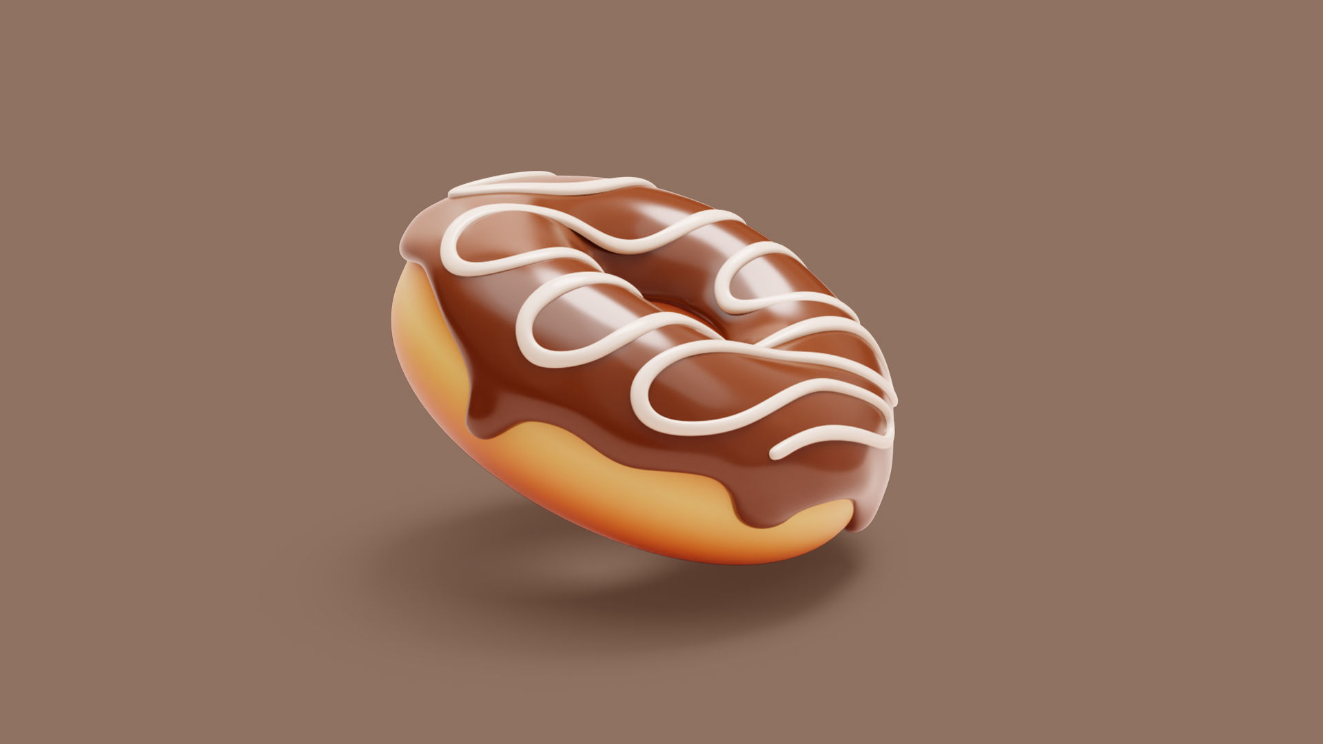 Donut Stylized 3D model_4