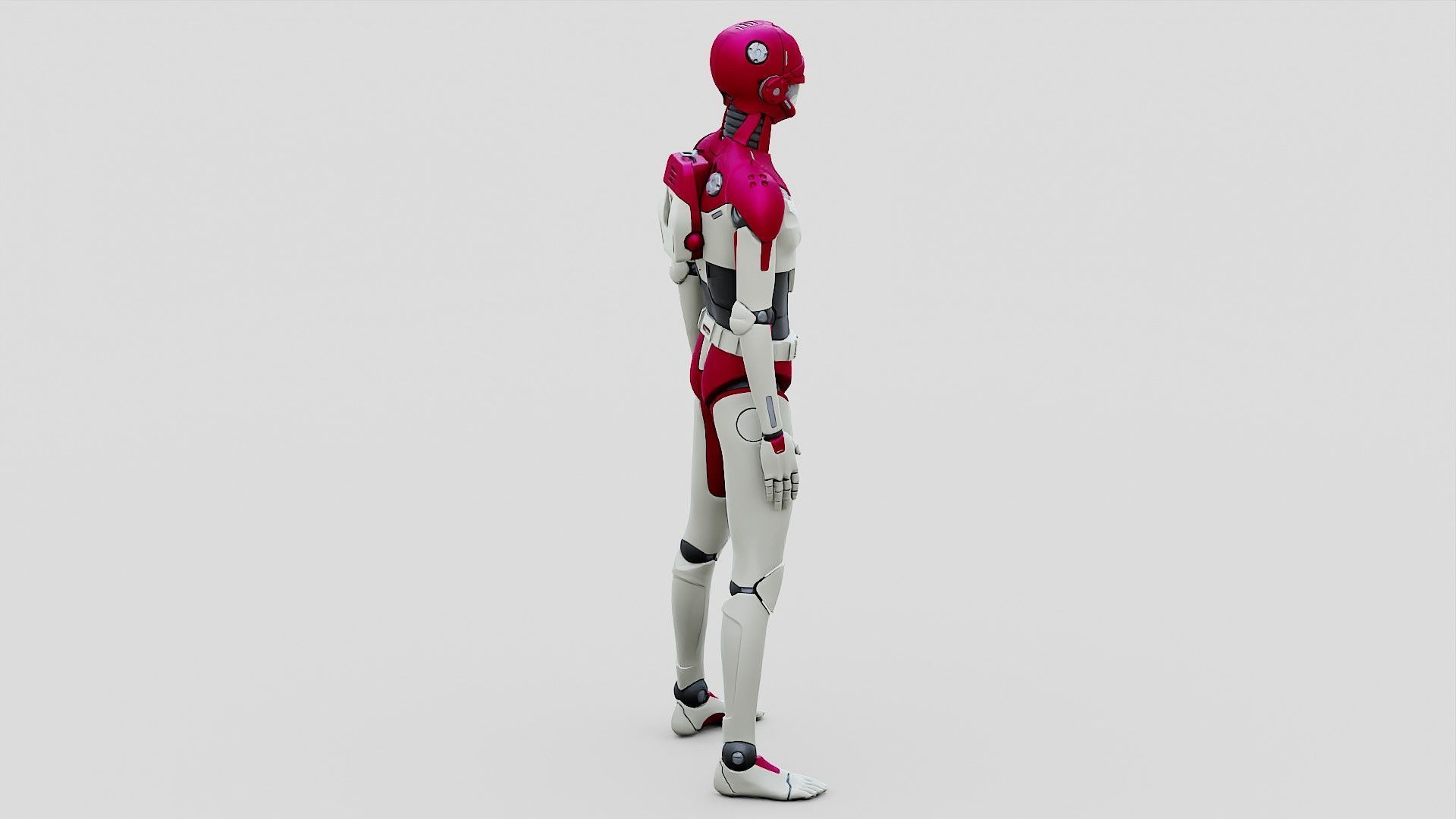 HUMANOID ORPHEUS-G  Rigged for Unreal Engine - Unity - MIXAMO  3D model_12