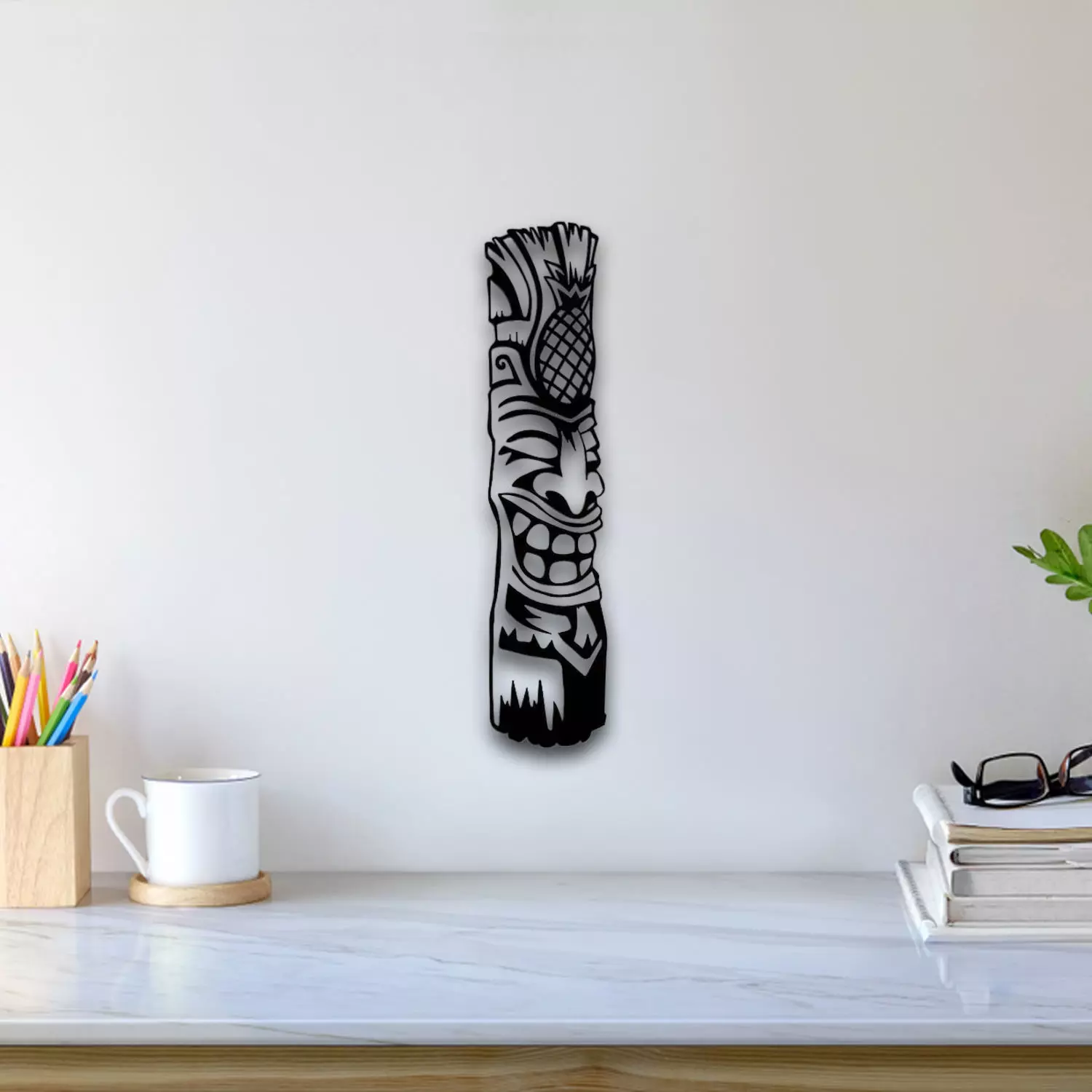 African Mask Wall Art 3D print model_0