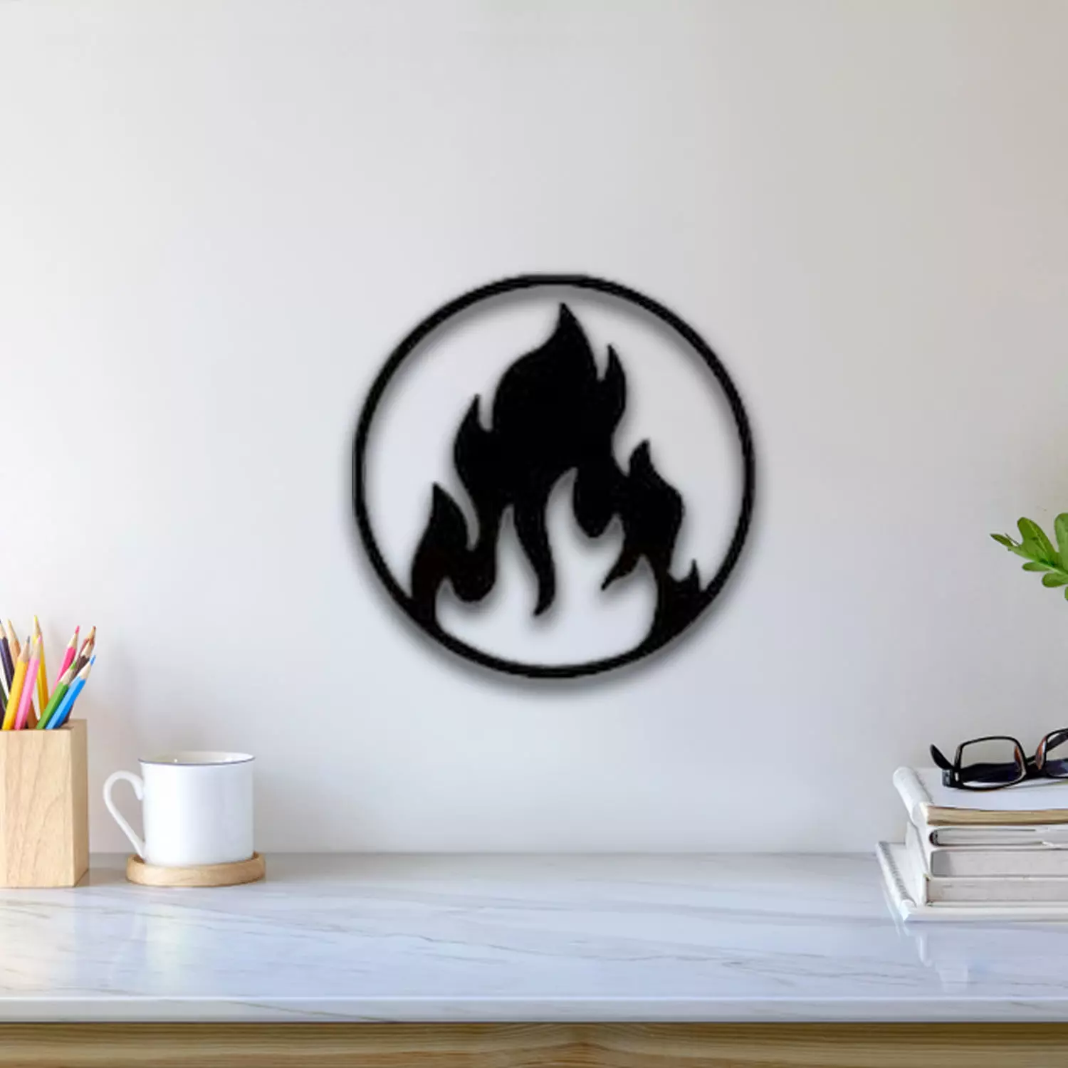 Fire Wall Art 3D print model