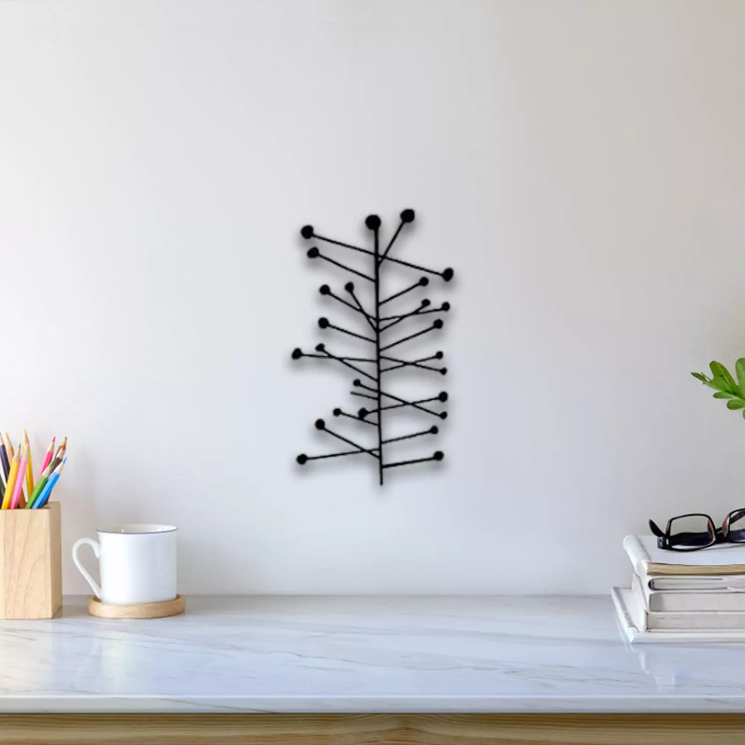 Abstract Leaf Wall Art 3D print model