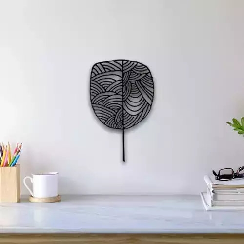 Abstract Leaf Wall Art