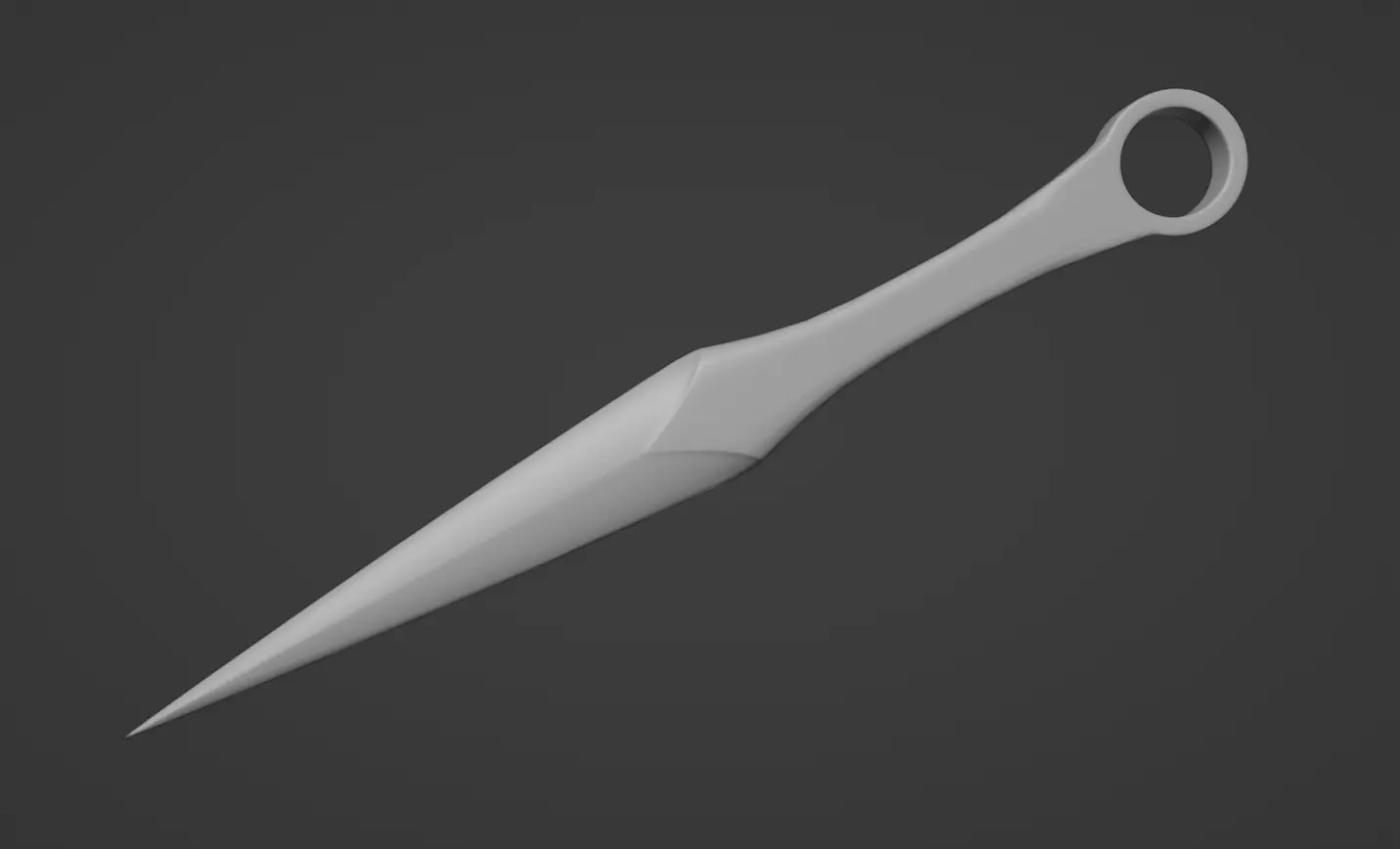 kunai 3D print model_0
