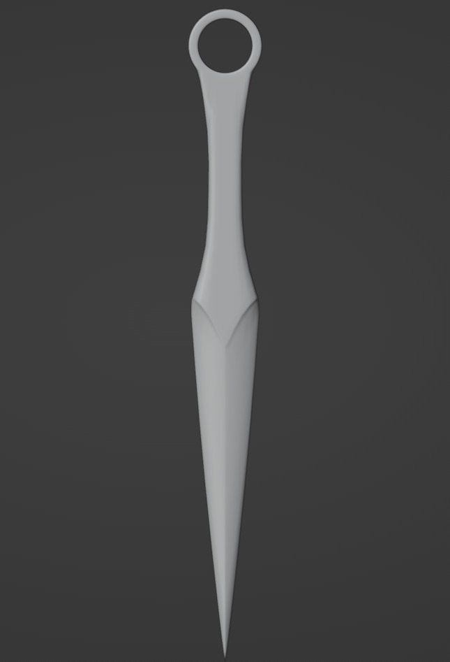 kunai 3D print model_4