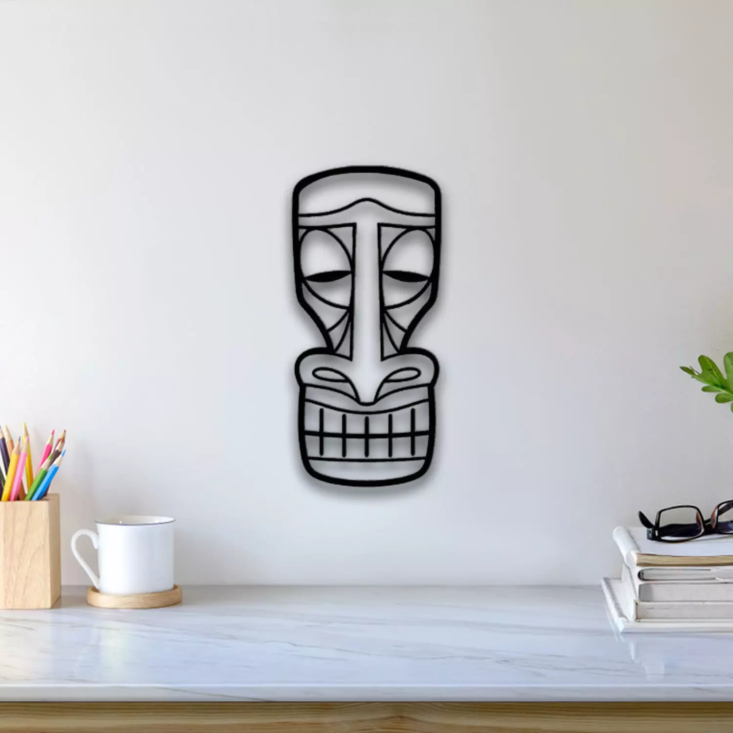 Abstract Mask Wall Art 3D print model