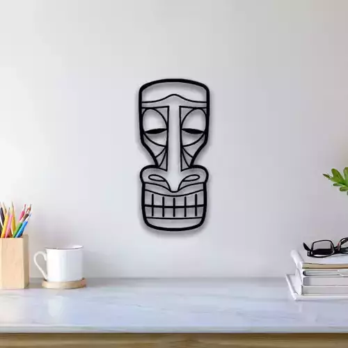 Abstract Mask Wall Art