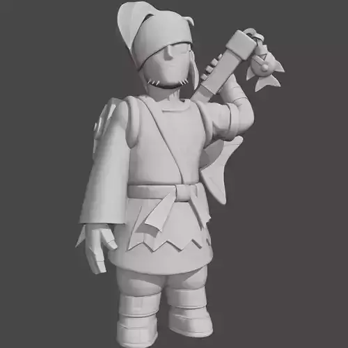 Kenji Brawl Stars 3D Printable Fan Art Figure