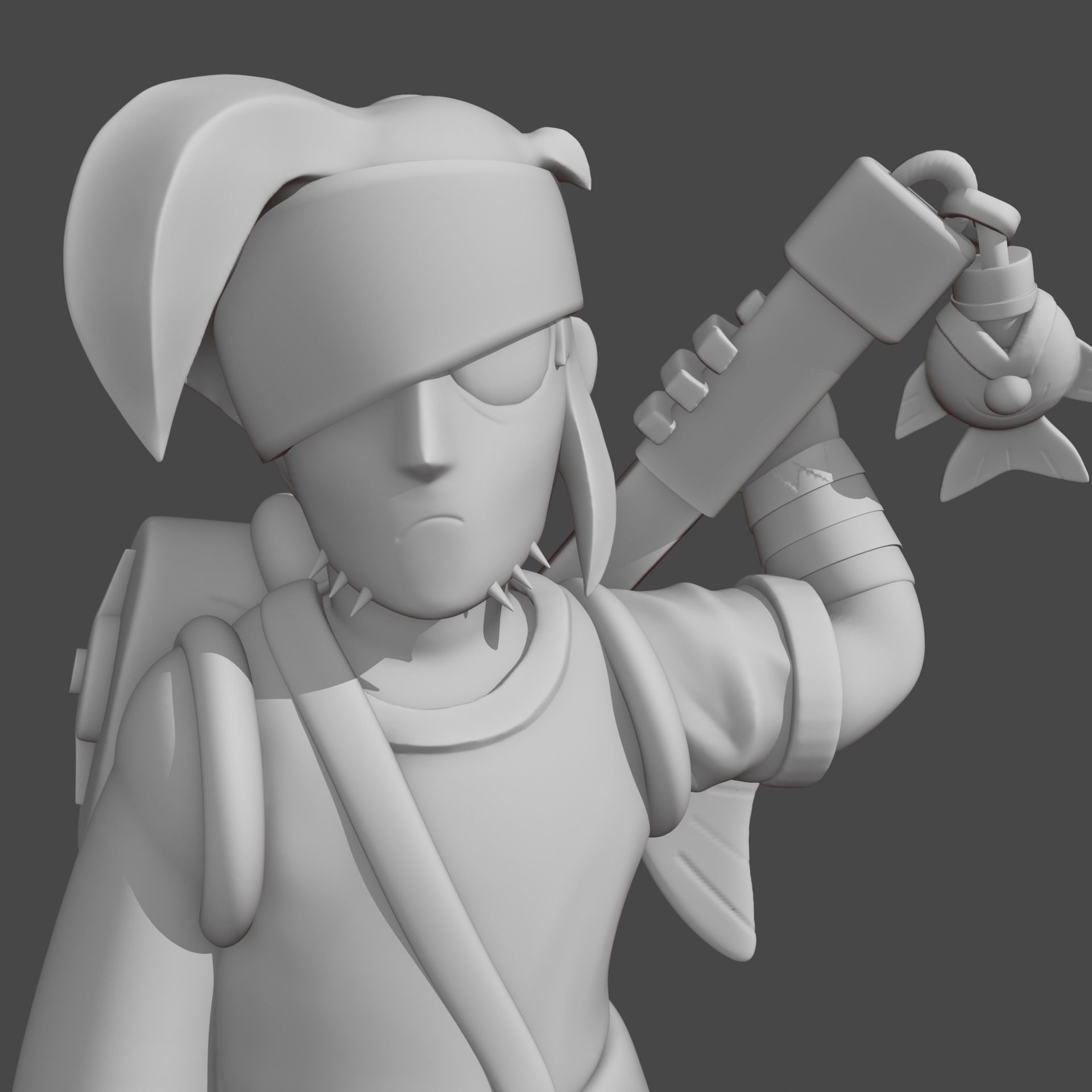 Kenji Brawl Stars 3D Printable Fan Art Figure 3D print model_1