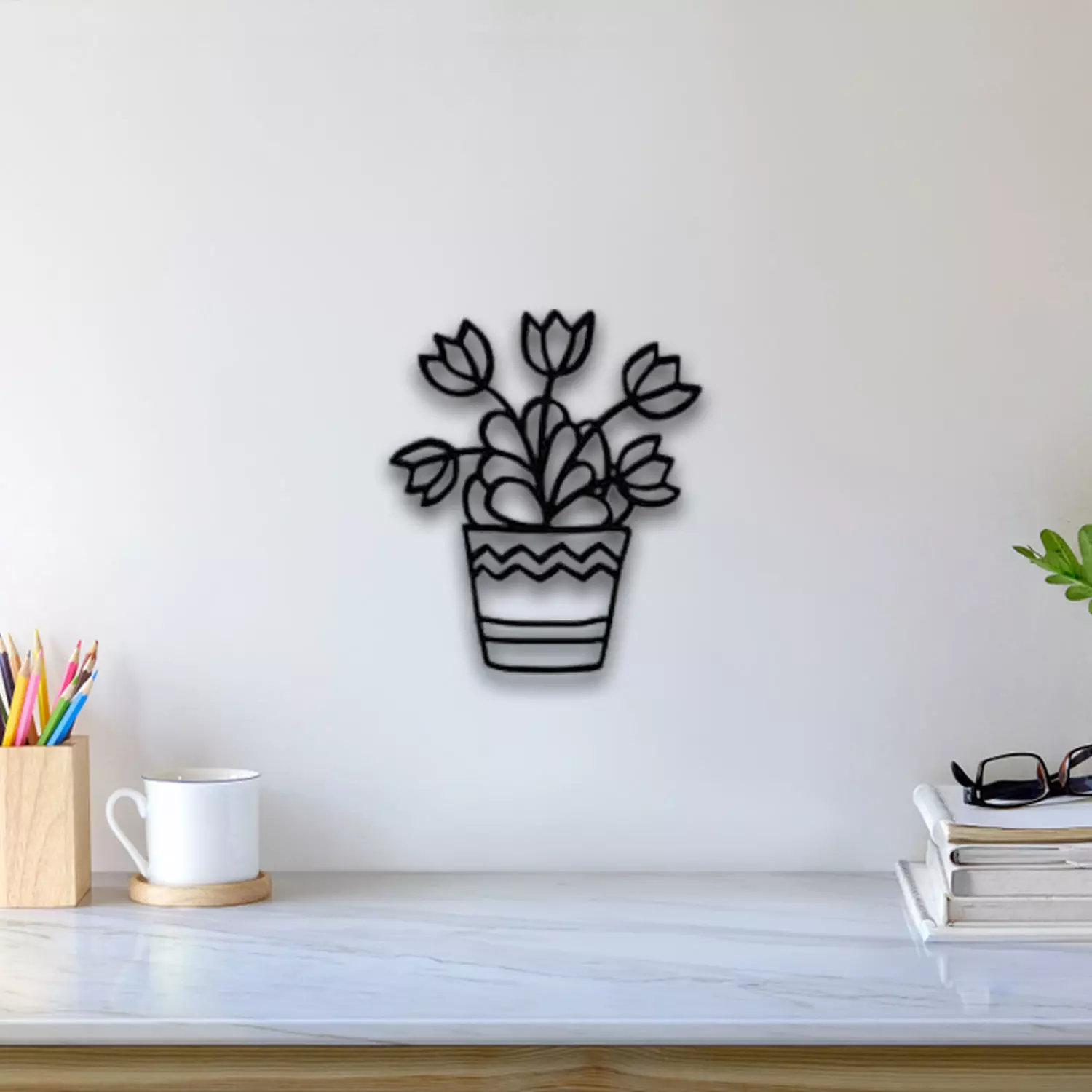 Flower Wall Art 3D print model_0
