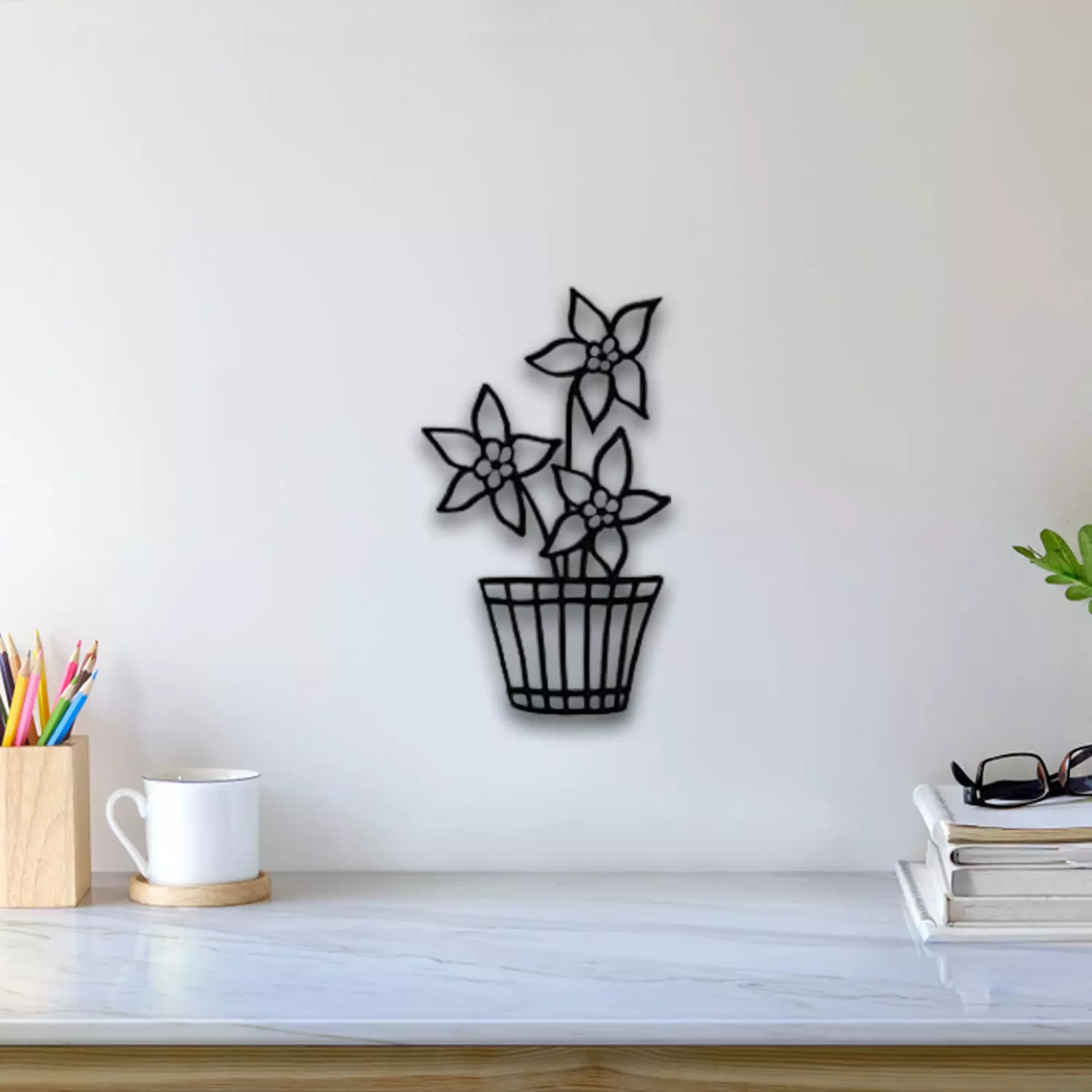 Flower Wall Art 3D print model_0