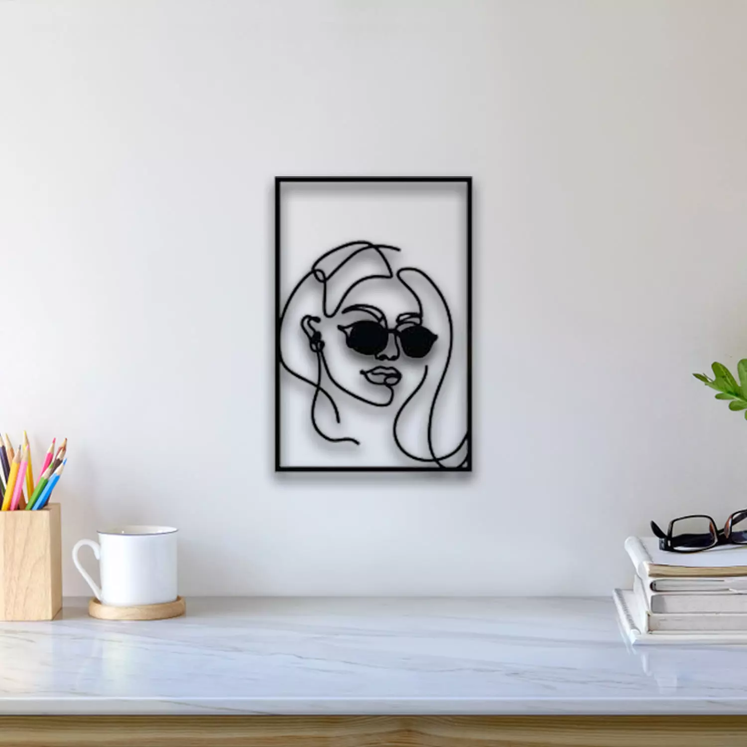 Glasses Wall Art 3D print model