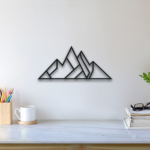 Mountain Wall Art 3D print model