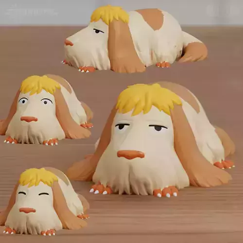 Heen Howl Chibi Moving Castle 3 models No Supports