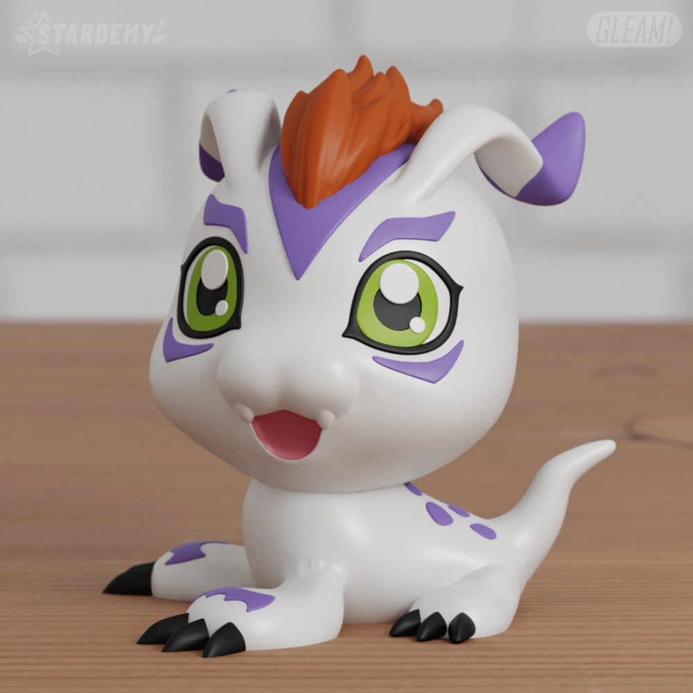 Gomamon Chibi 3 models Easy print Digimon 3D print model_9