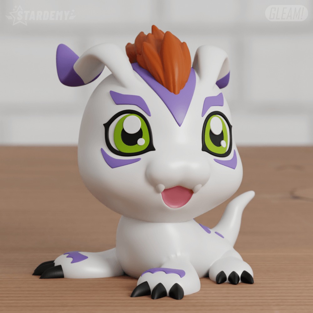 Gomamon Chibi 3 models Easy print Digimon 3D print model_8