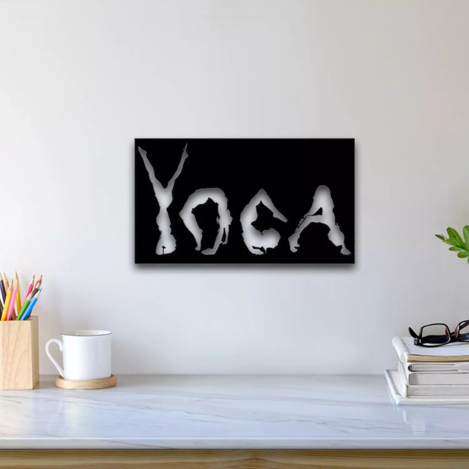 Yoga Wall Art 3D print model