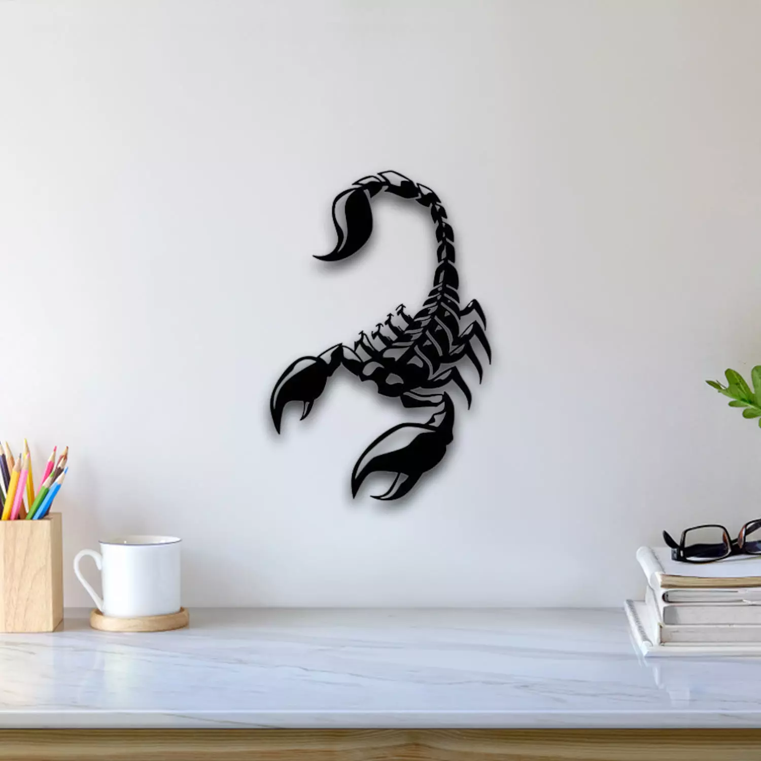 Scorpion Wall Art 3D print model_0