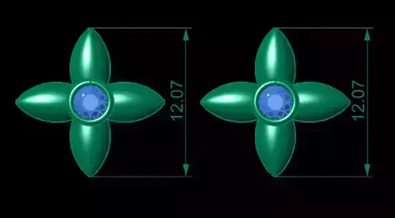 Earring Design Free 3D model