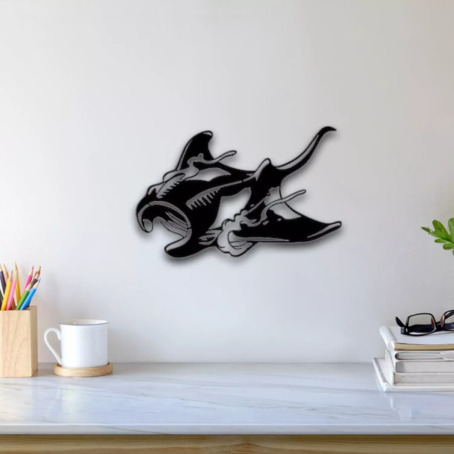 Stingray Wall Art 3D print model