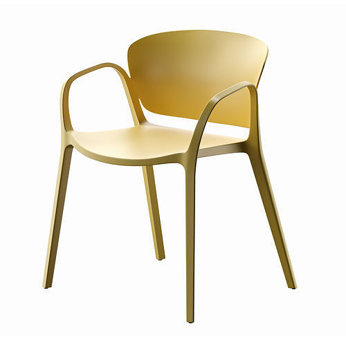 Ania Outdoor Dining Chair 3D model