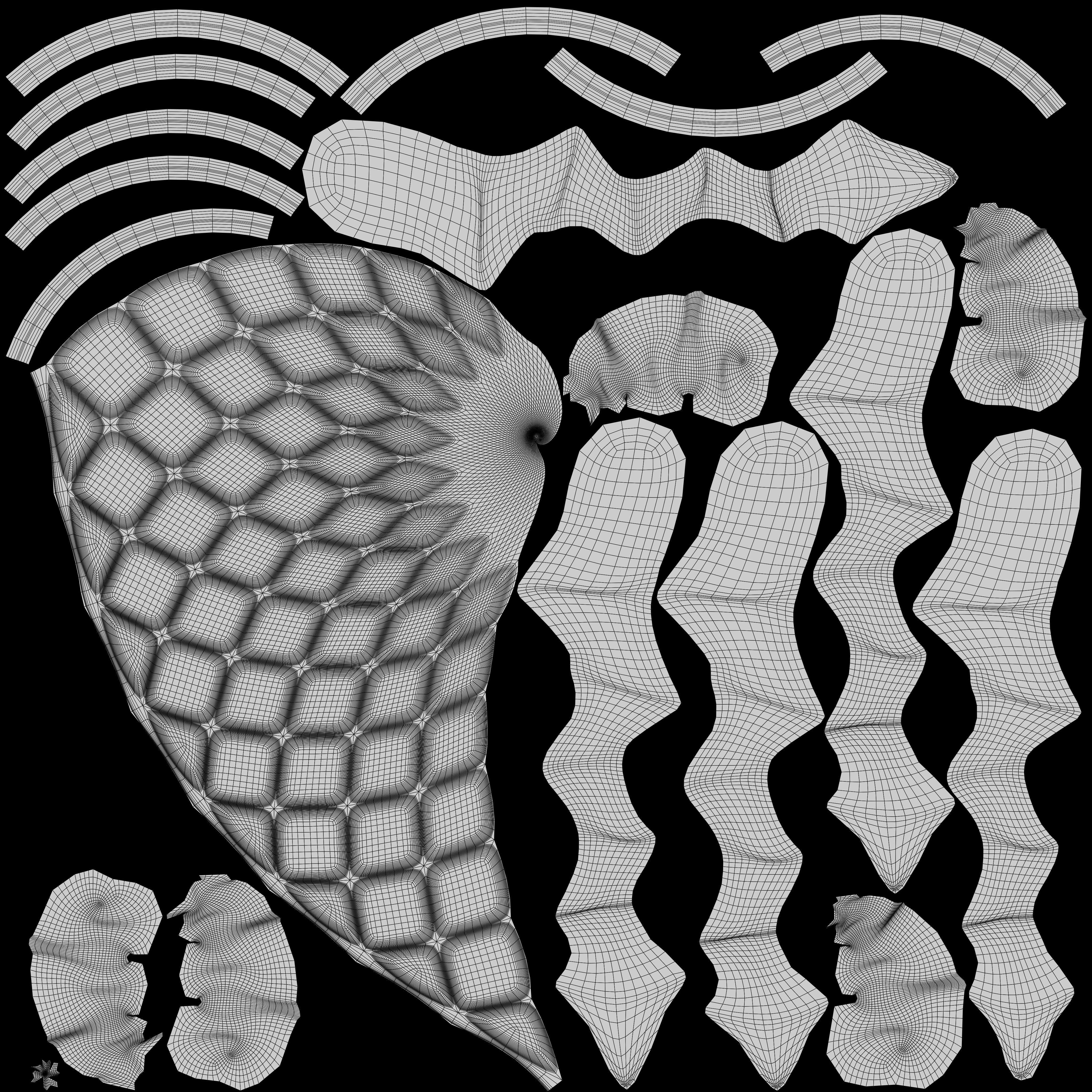 Ice Cream Stylized 3D model_6