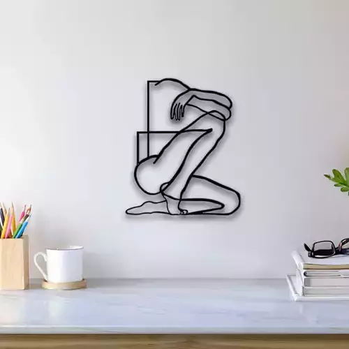 Abstract Sitting Wall Art