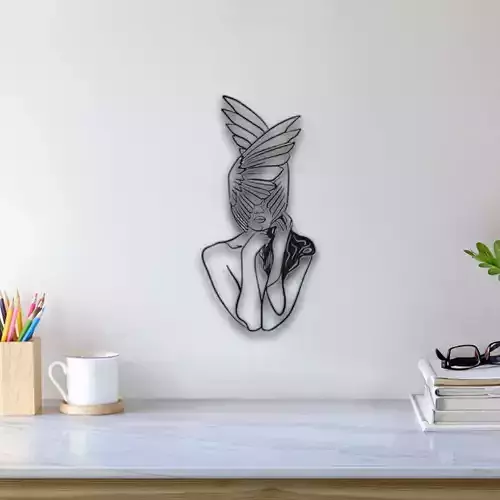 Angel Woman Wall Art