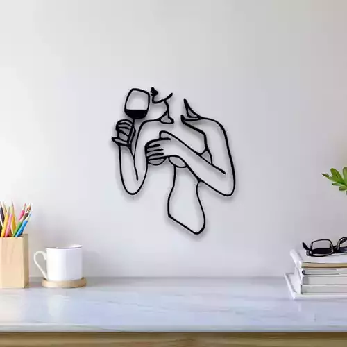 Wine Woman Wall Art