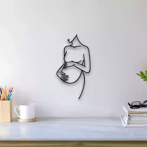 Pregnant Woman Wall Art