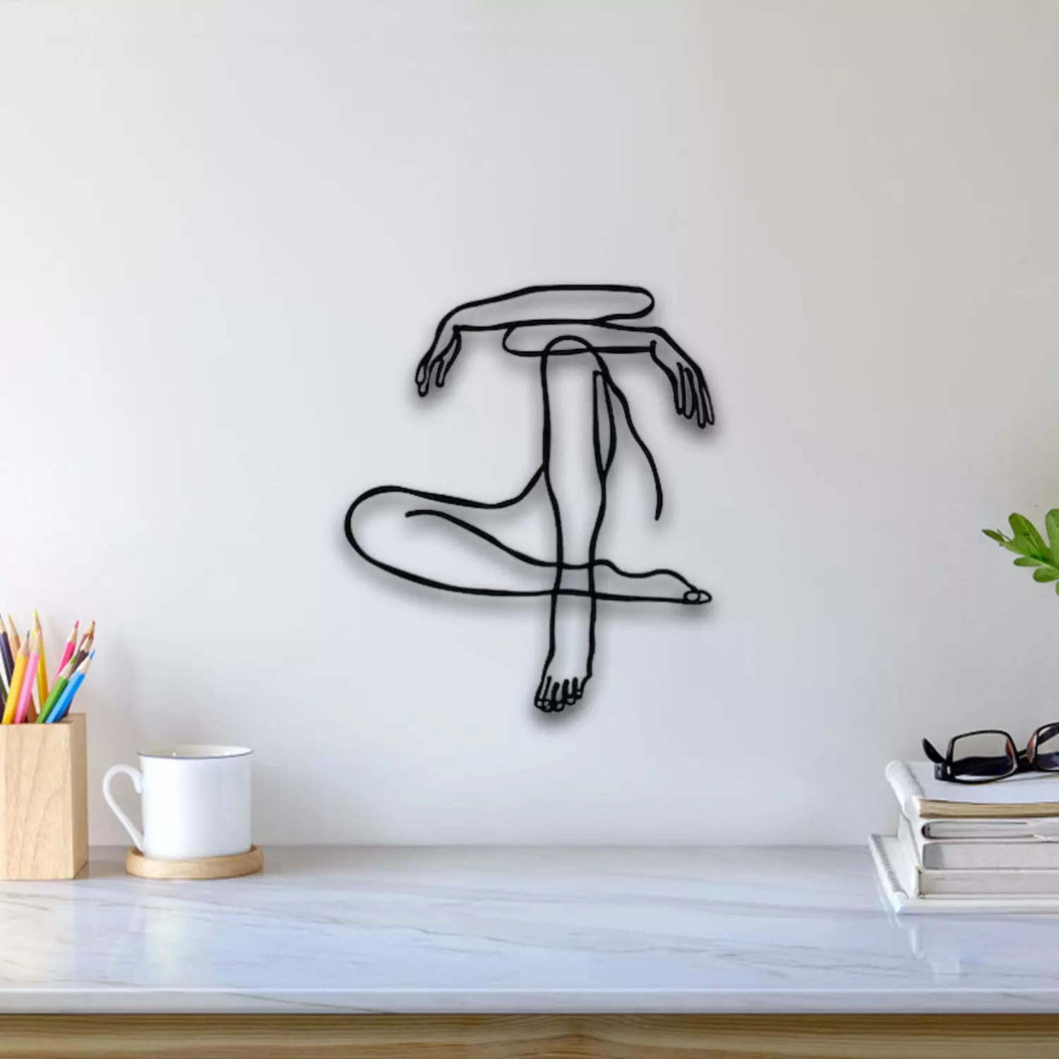 Abstract Sit Wall Art 3D print model
