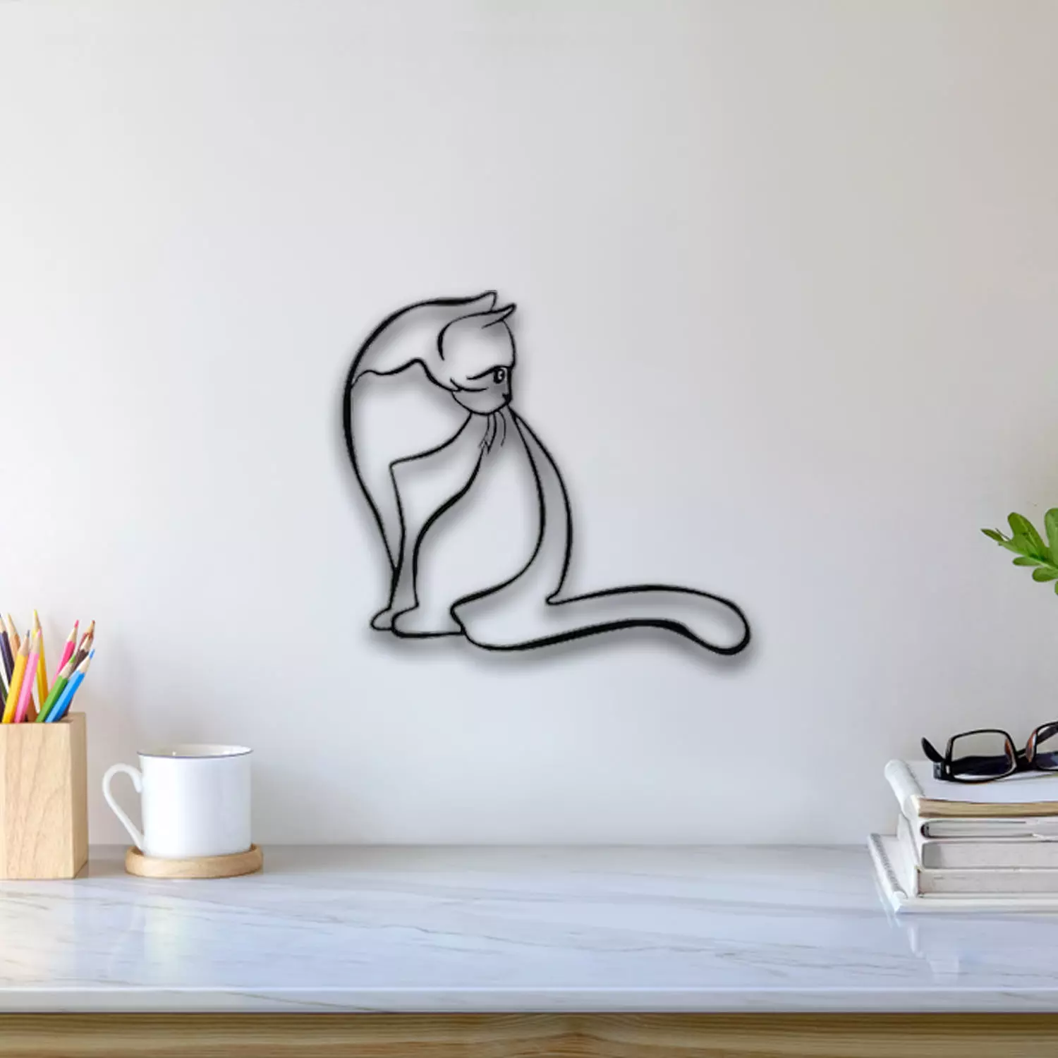 Cat Wall Art 3D print model_0
