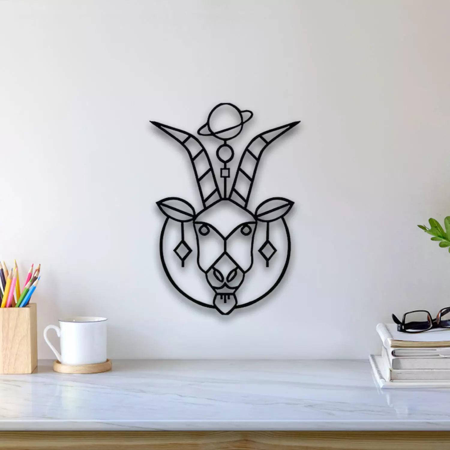 Zodiac Aries Wall Art 3D print model_0
