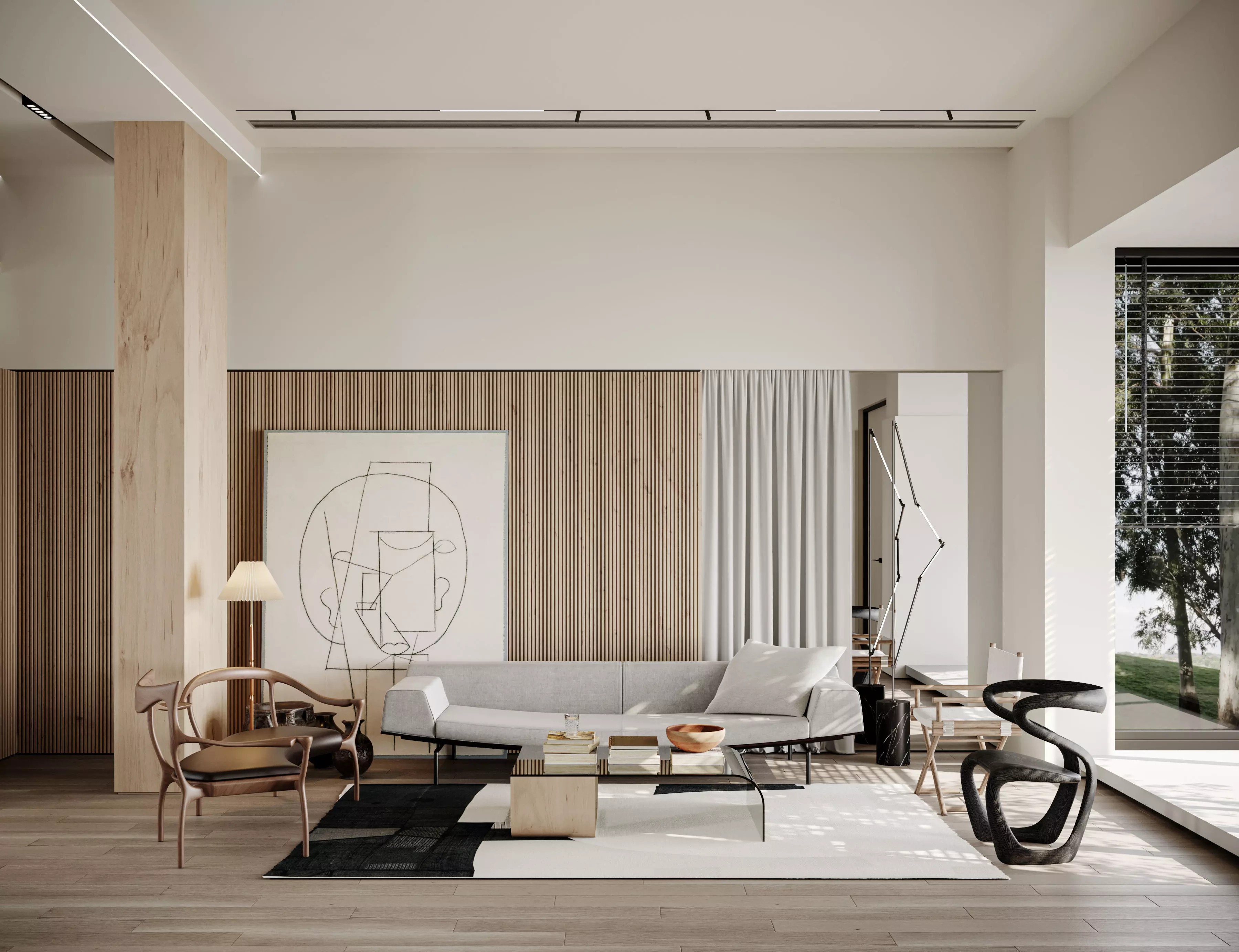 apartment interior scenes 3D model