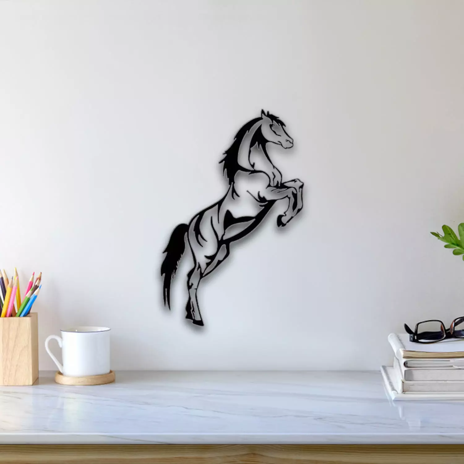Horse Wall Art 3D print model_0