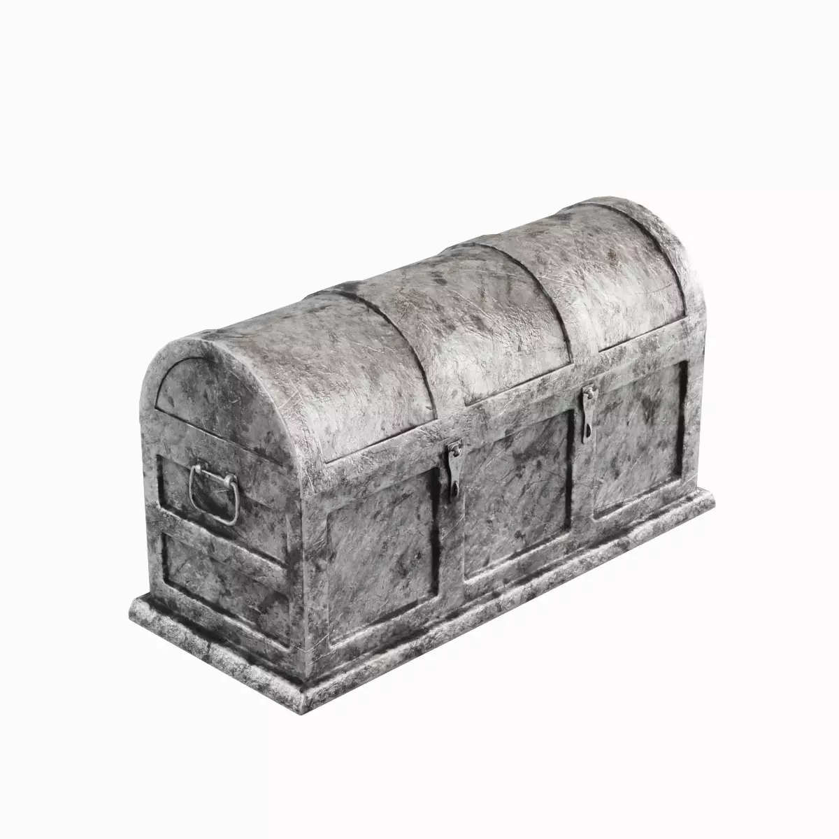 3D model Metal Treasure Chest 02 VR / AR / low-poly | CGTrader