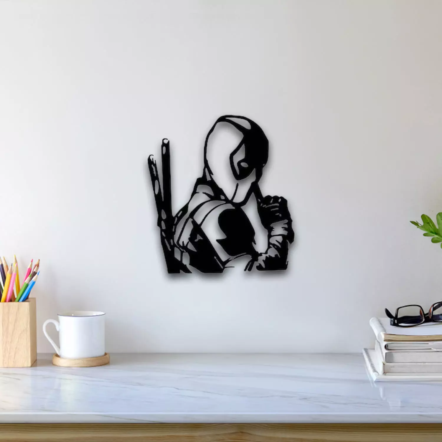 Deadpool Wall Art 3D print model_0