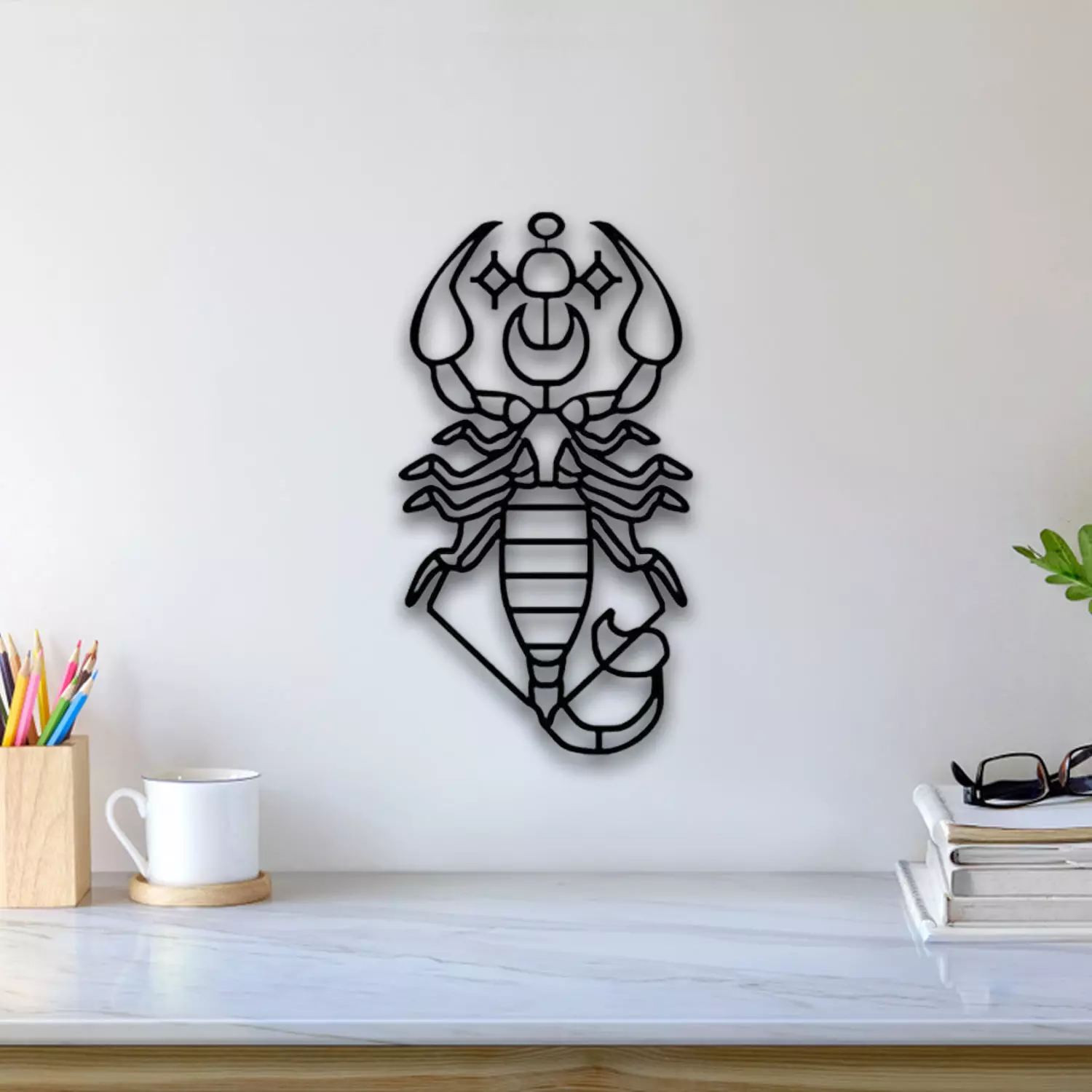 Scorpion Wall Art 3D print model
