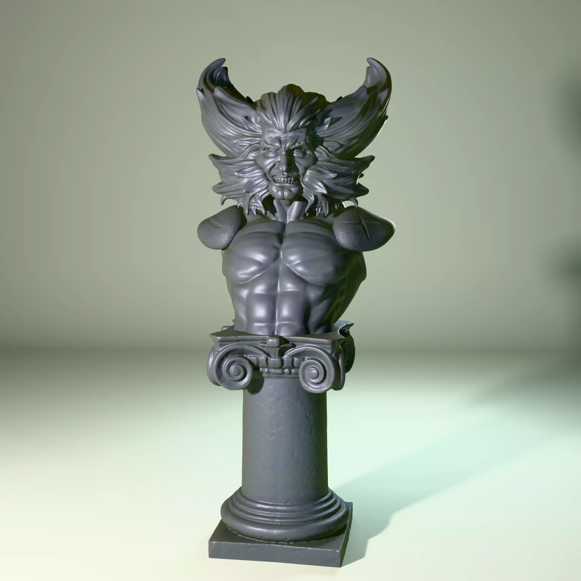 Wolverine Bust Free 3D print model