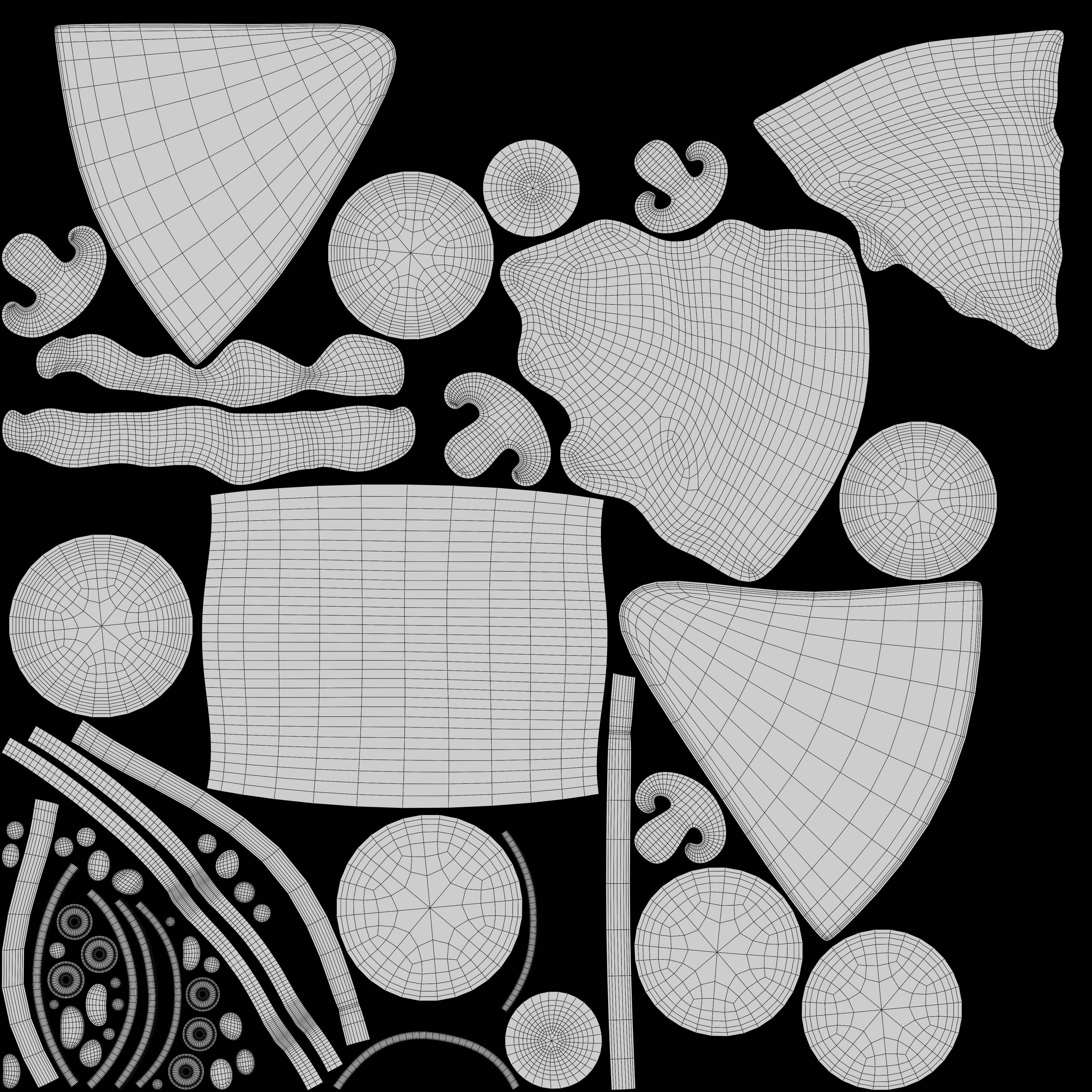 Pizza Stylized 3D model_6