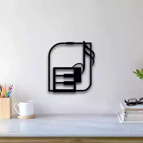 Music Piano Wall Art