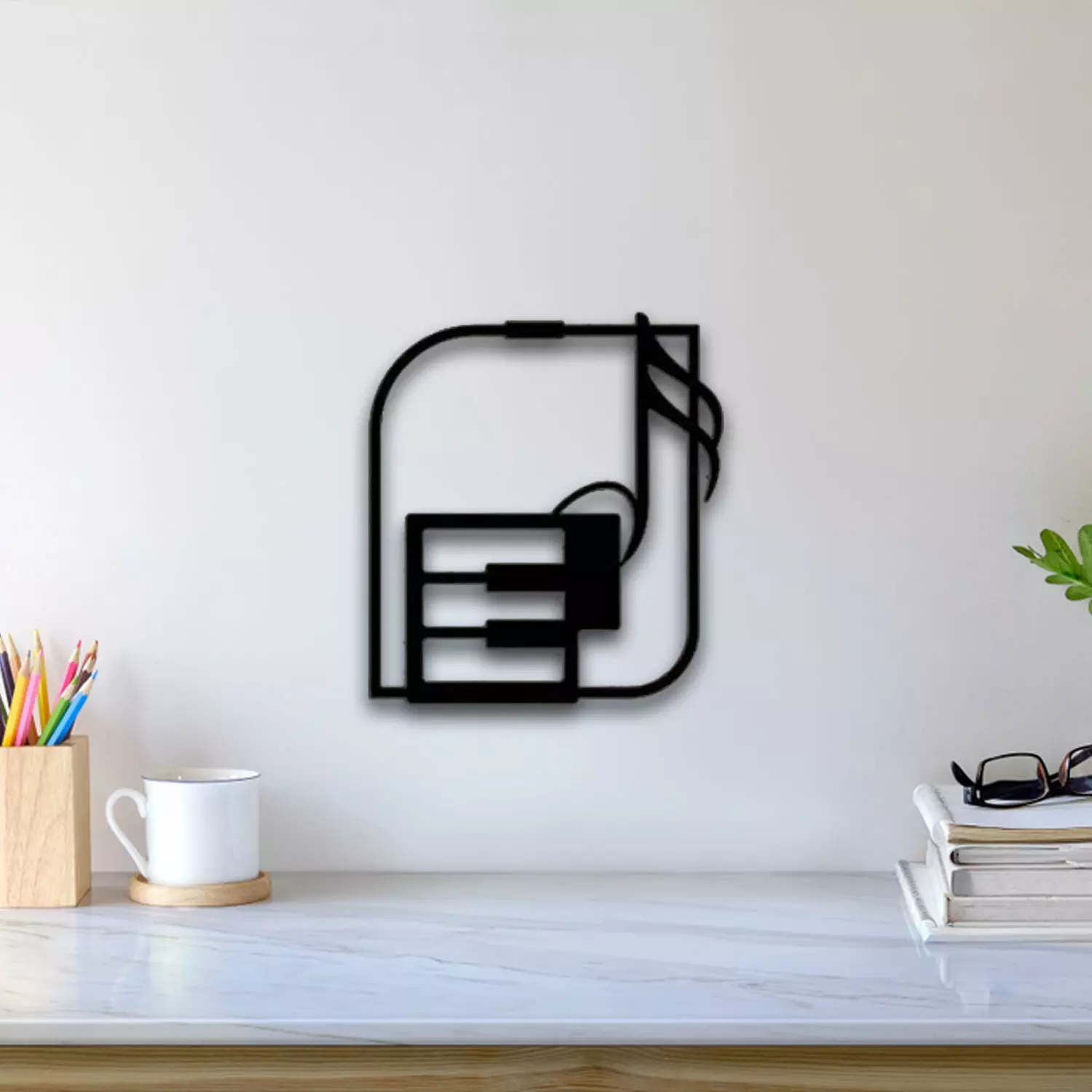 Music Piano Wall Art 3D print model_0