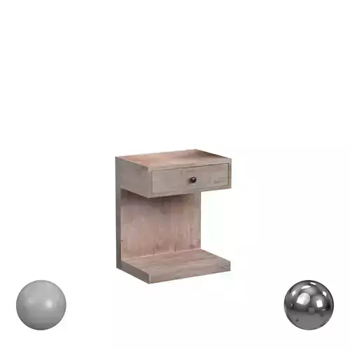 East at Main Baker C-Shaped Table with Drawer