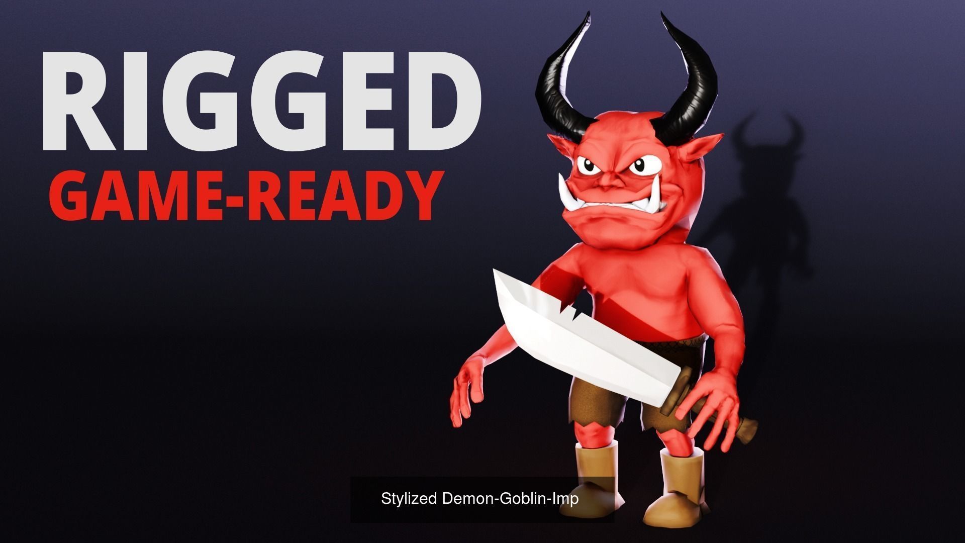 Demon Imp - Goblin and Troll 3D Model Collection