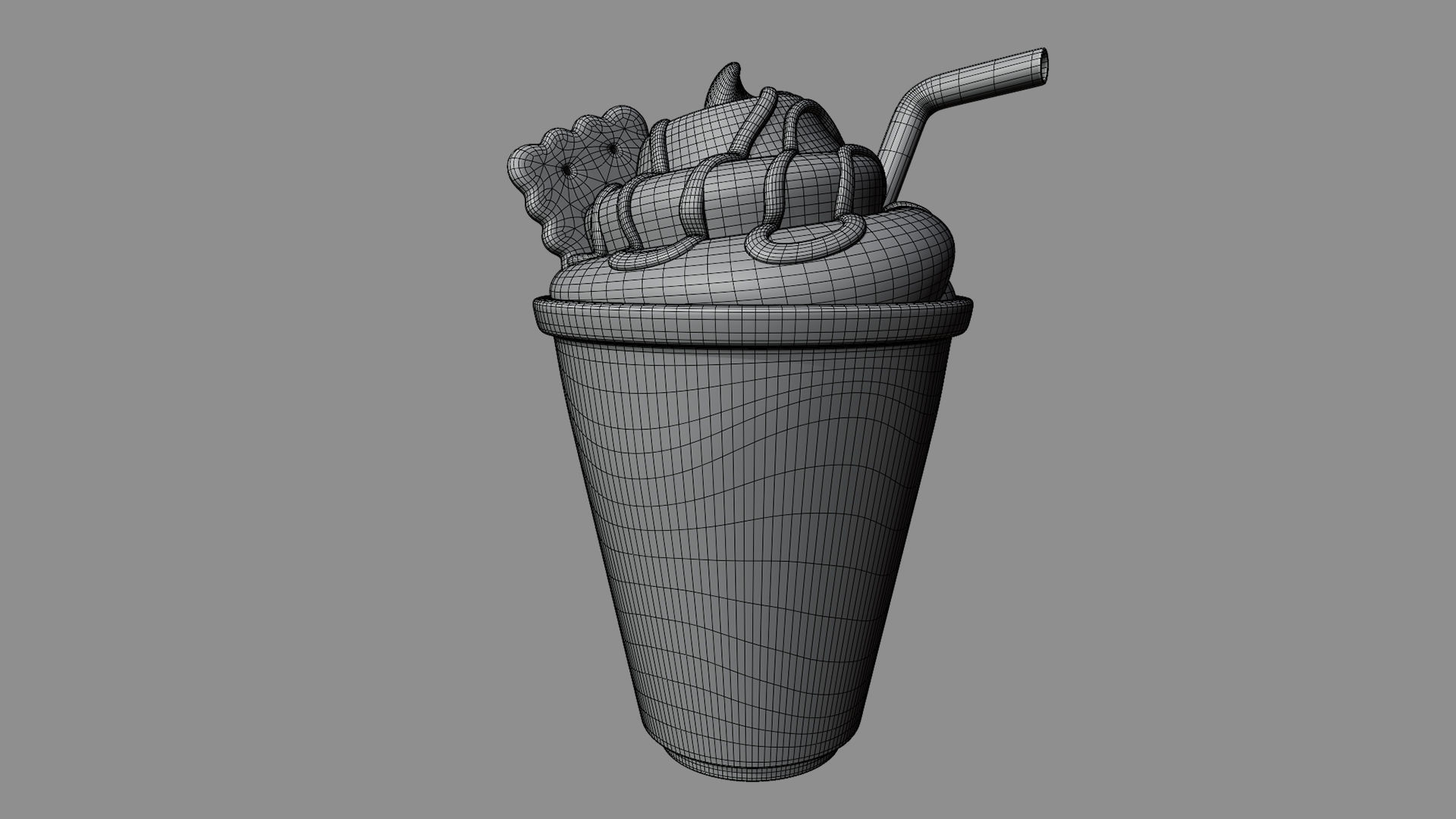 Creamy Coffee Stylized 3D model_5