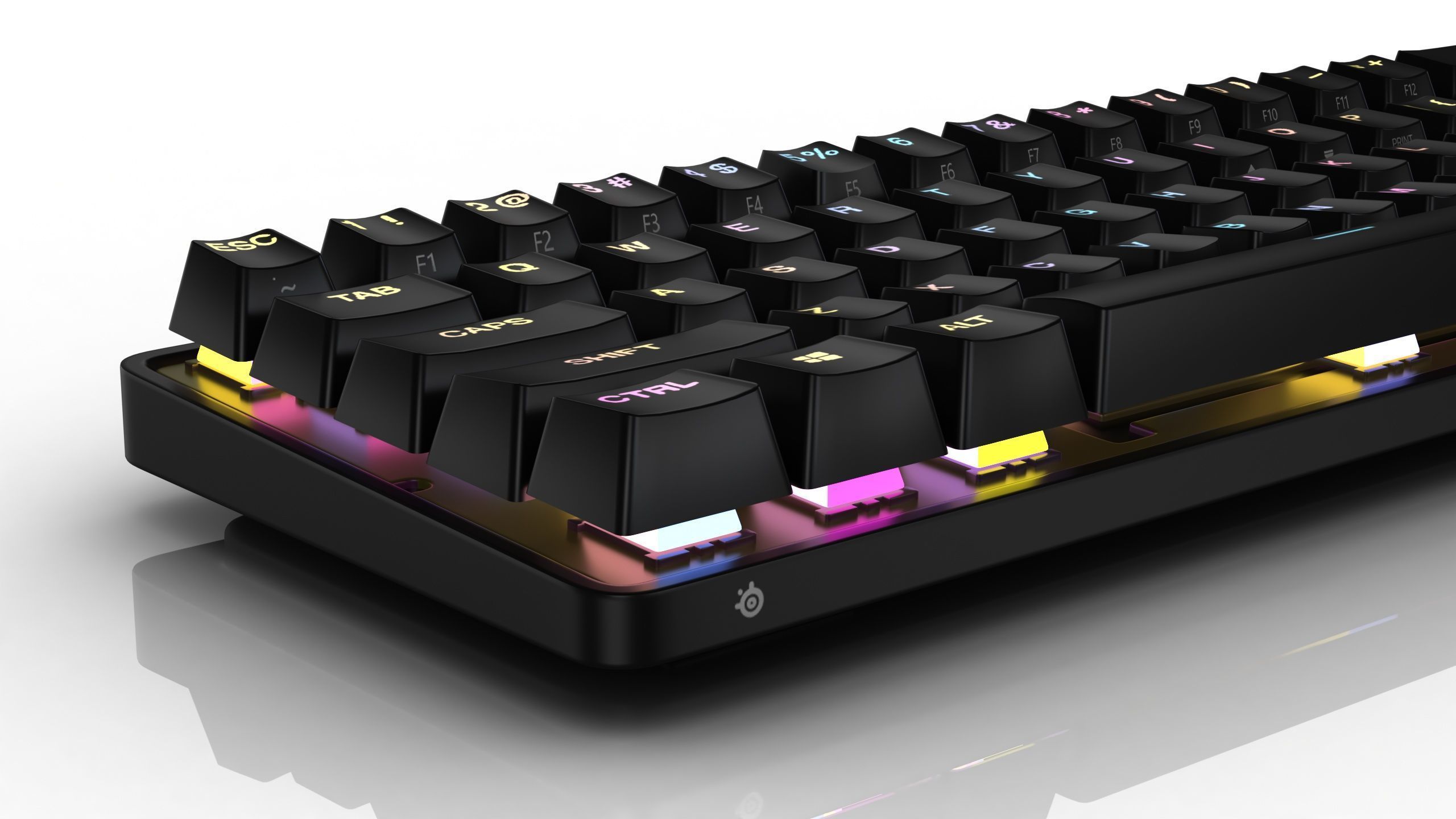 Apex Pro Mini Wireless Keyboard Low-poly 3D model_4